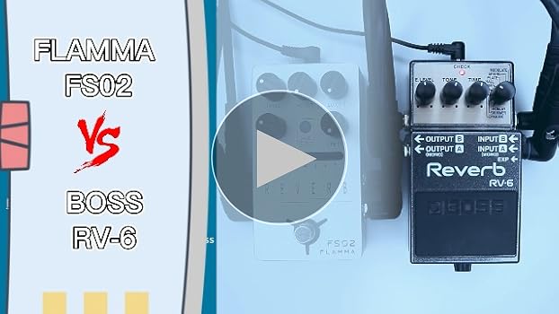 Amazon.com: FLAMMA FS02 Reverb Pedal Stereo Guitar Effects with 7