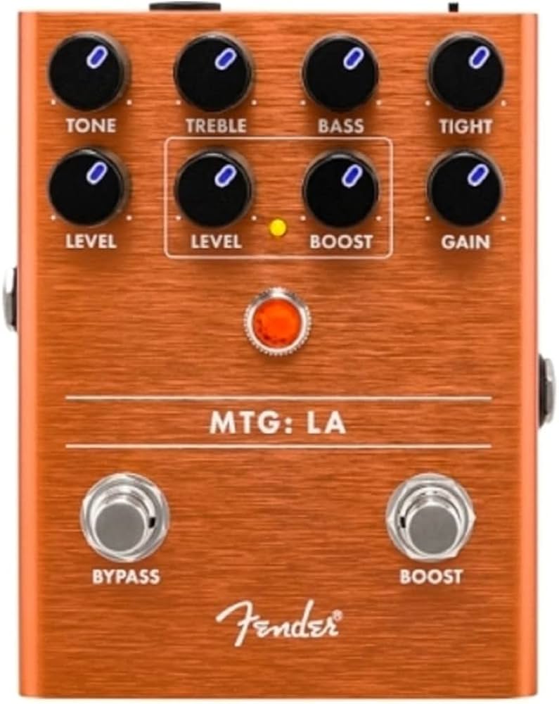 Amazon.com: Fender MTG: LA Tube Distortion Pedal, Guitar
