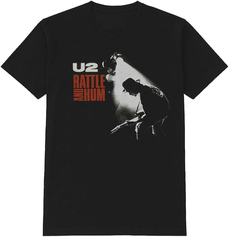 Amazon.com: U2 Rattle and Hum The Edge Bono Official Tee T-Shirt