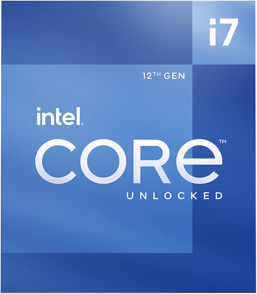 Intel Core i7-12700K processeur 25 Mo Smart Cache Boîte : Amazon