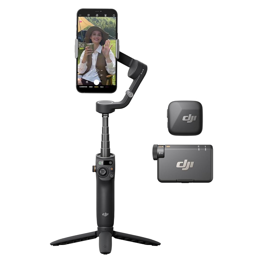 DJI ジンバル OSMO Mobile6 スレートグレー 三脚付き 【公式通販】
