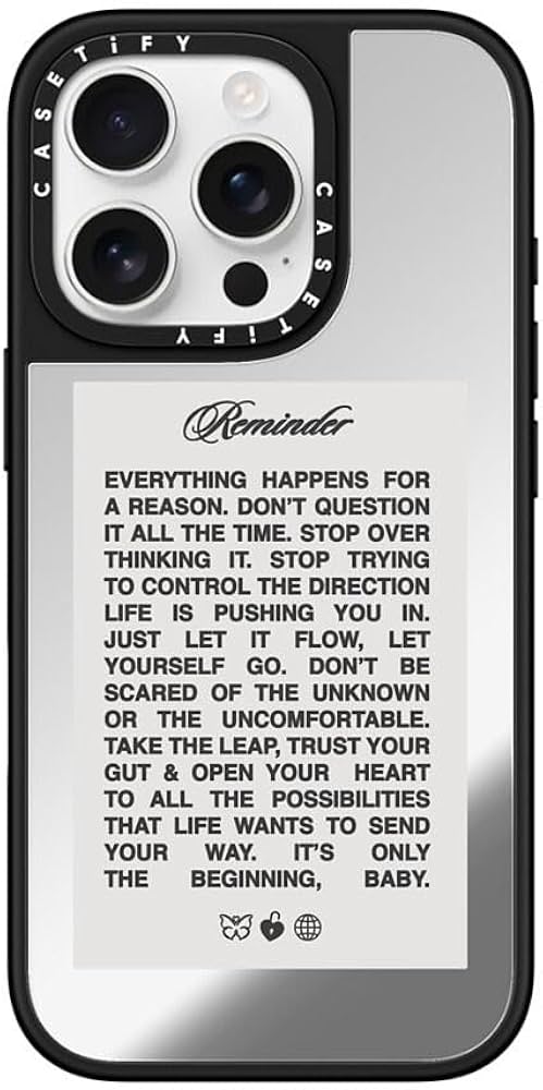 Amazon.com: CASETiFY Mirror Case for iPhone 16 Pro [Reflective
