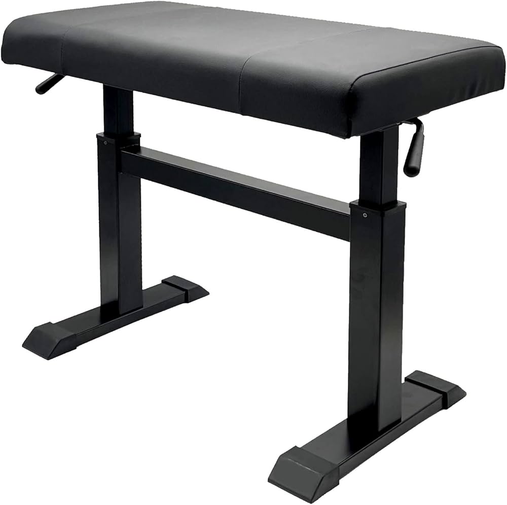 Amazon.co.jp: ピアノ椅子 PianoBench 油圧式 Hydraulicタイプ 【高低