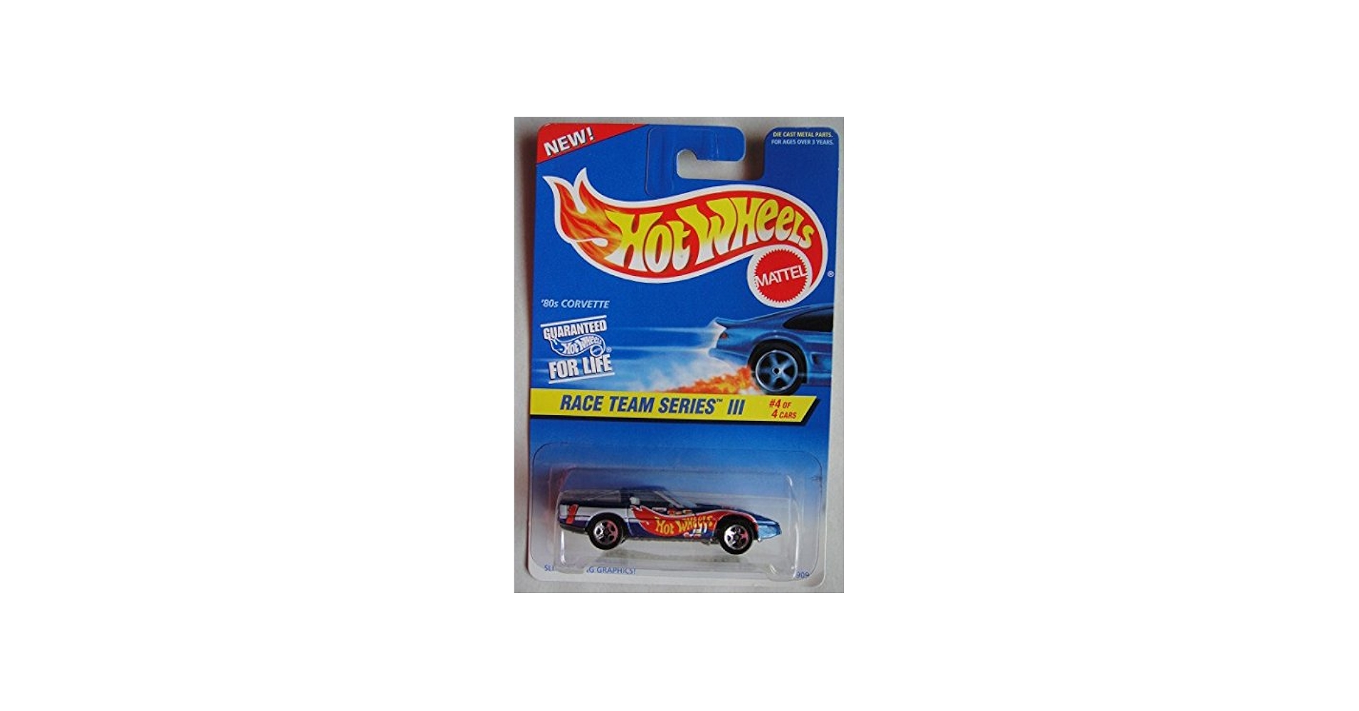 Amazon.com: Hot Wheels Race Team Series III #4 of 4 Cars, Blue