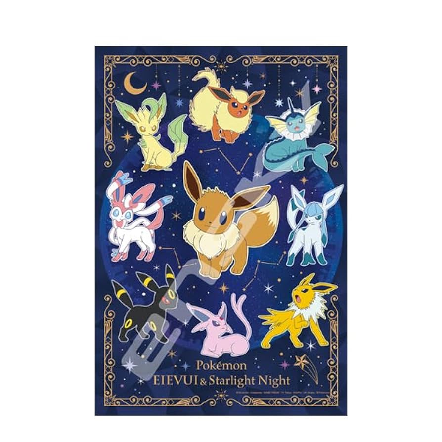 海外ポケモンジグソーパズルイーブイブラッキーニンフィアブイズ wcs