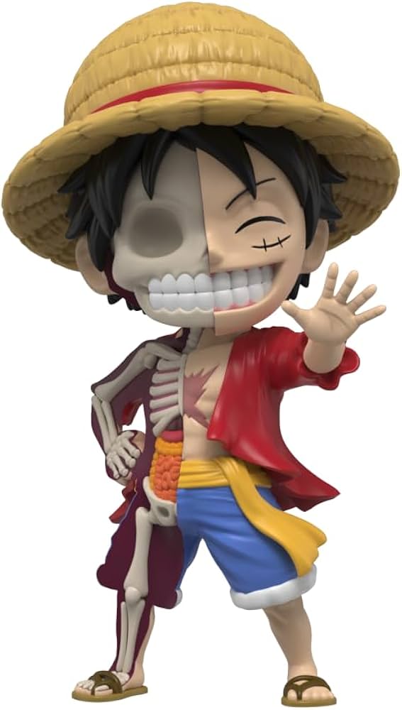 Amazon.com: Mighty Jaxx One Piece: Luffy Wanted Edition | XXRAY 6
