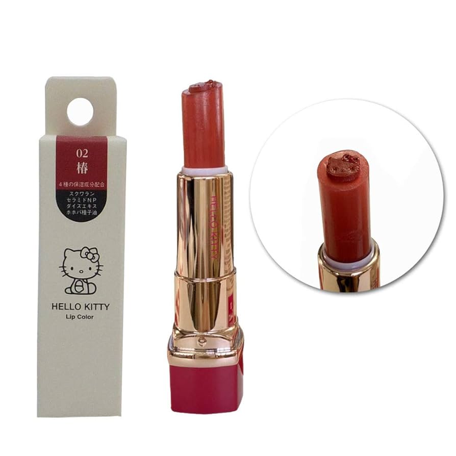 レトロ《2002年 ハローキティ リップバーム》当時物 コスメ☆イエロー