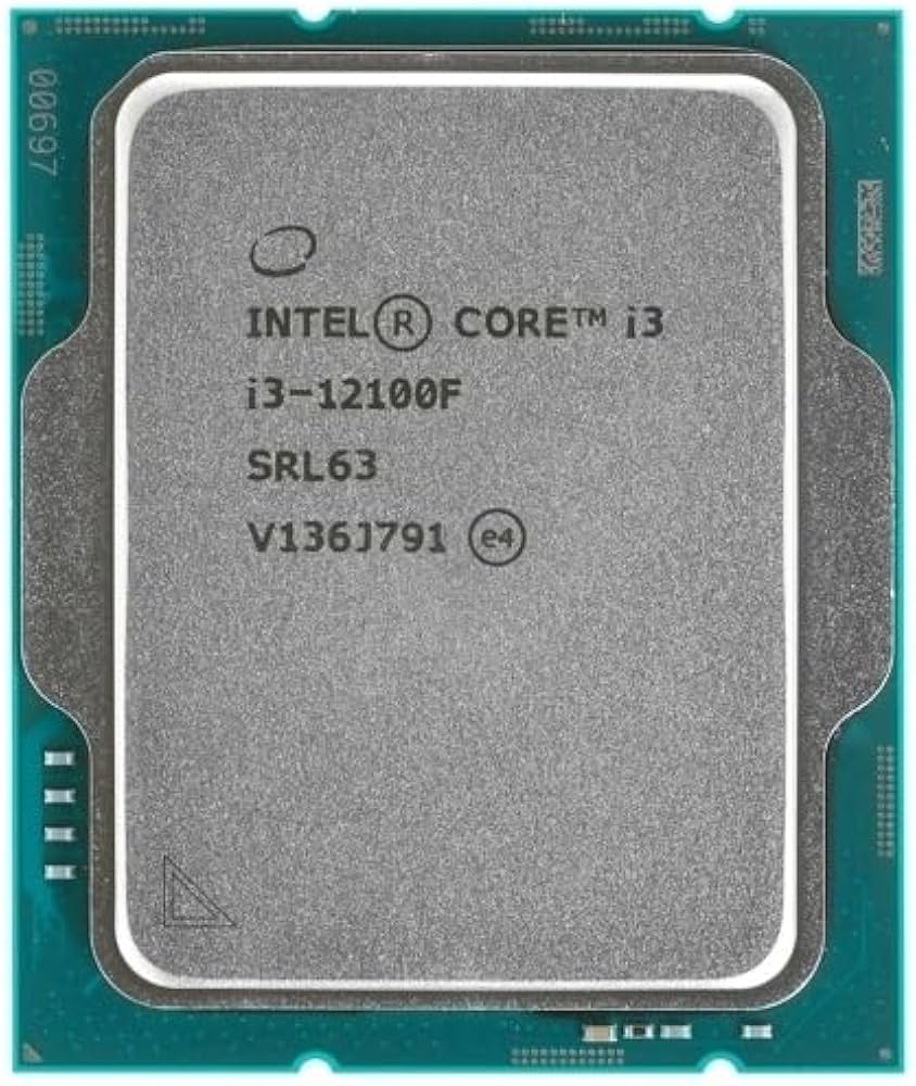 Intel Core i3-12100F Desktop Processor, 12th Generation : Amazon