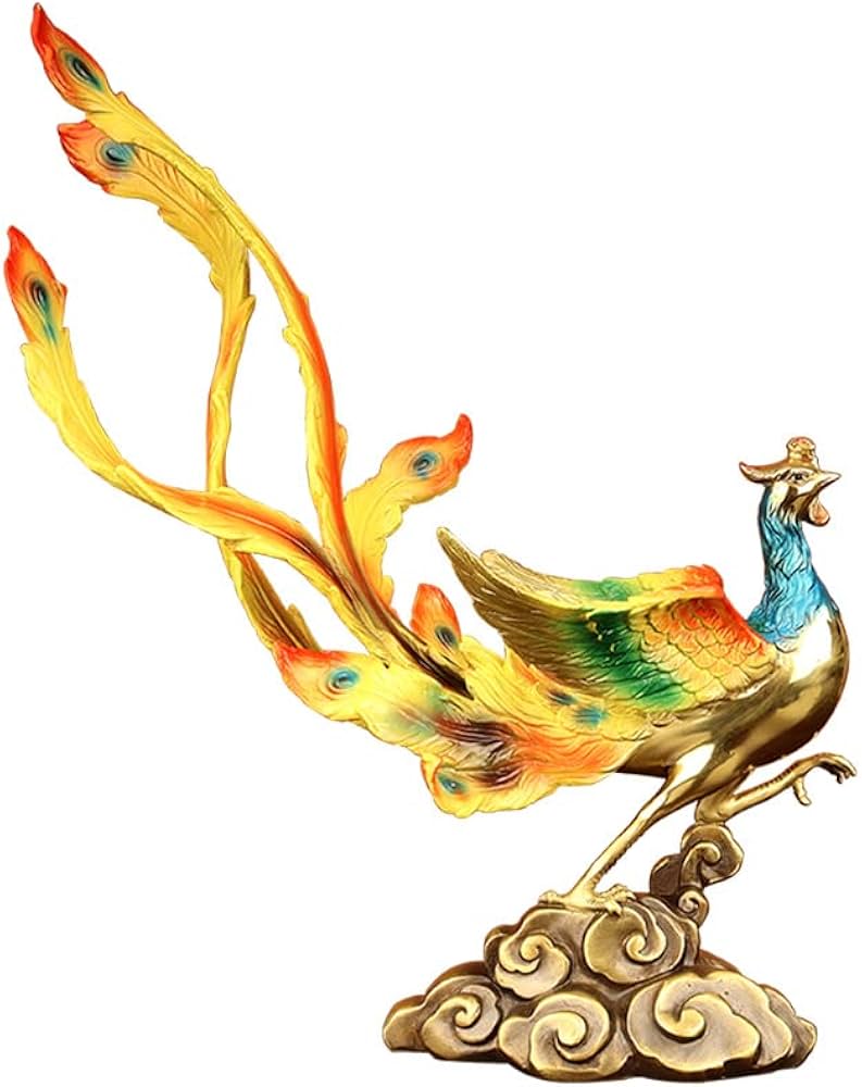 Amazon.co.jp: 鳳凰の置物 風水 風水グッズ 開運グッズ 幸運の置物