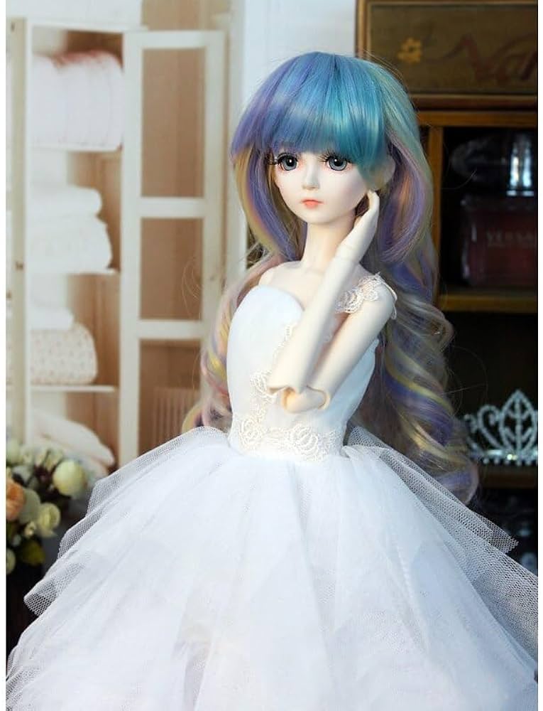 Amazon.co.jp: ドール用 400# エレガントなホワイトドレス