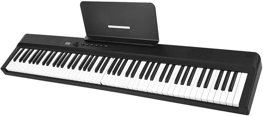 Amazon | 88鍵折りたたみ式電子ピアノ 多機能ポータブルダブル