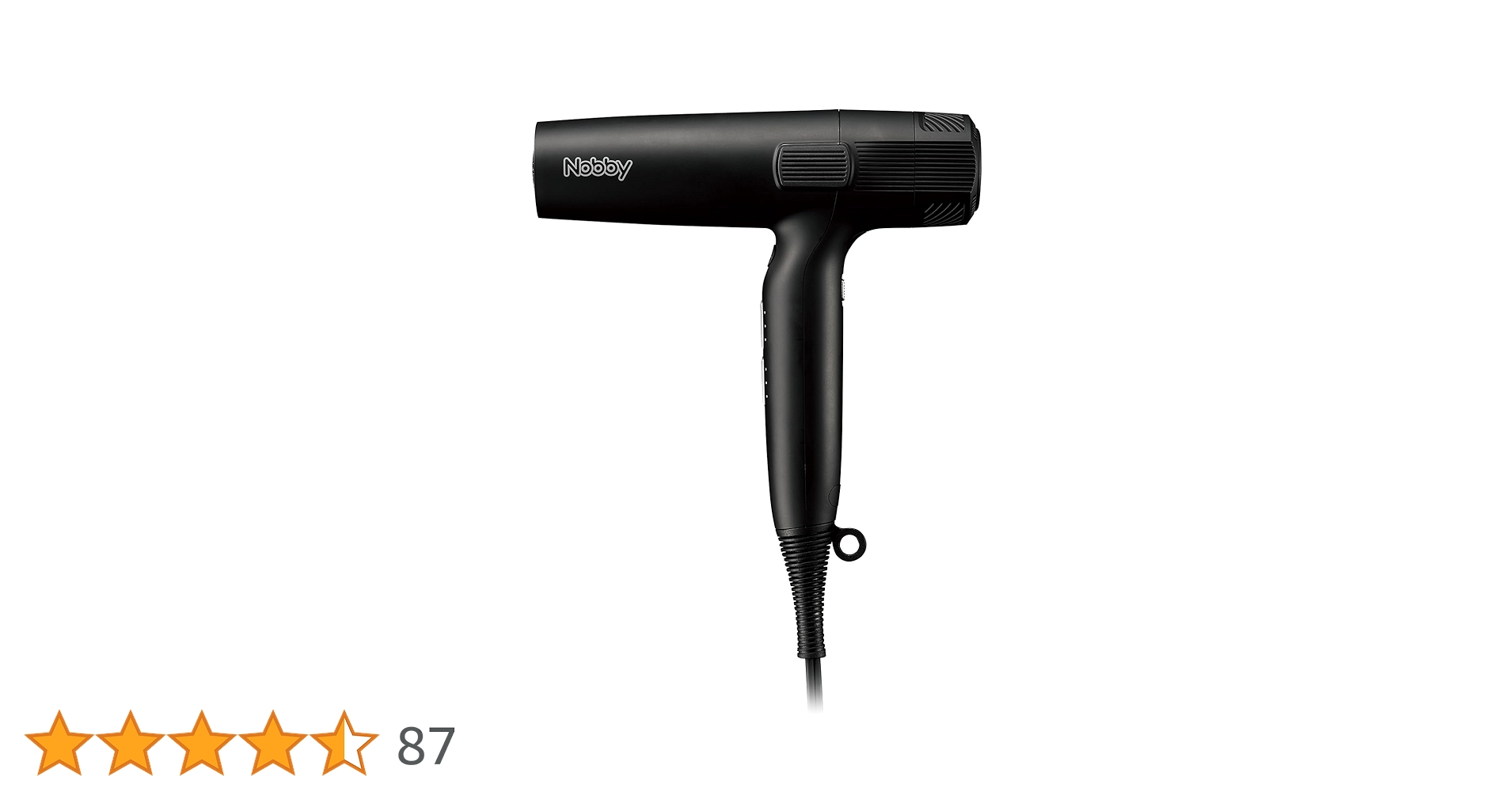 ノビー Nobby NB950 マイナスイオン ヘアドライヤー ブラック 1200W