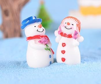 Amazon.co.jp: ZOYUBS クリスマス ミニチュア 置物 オーナメント