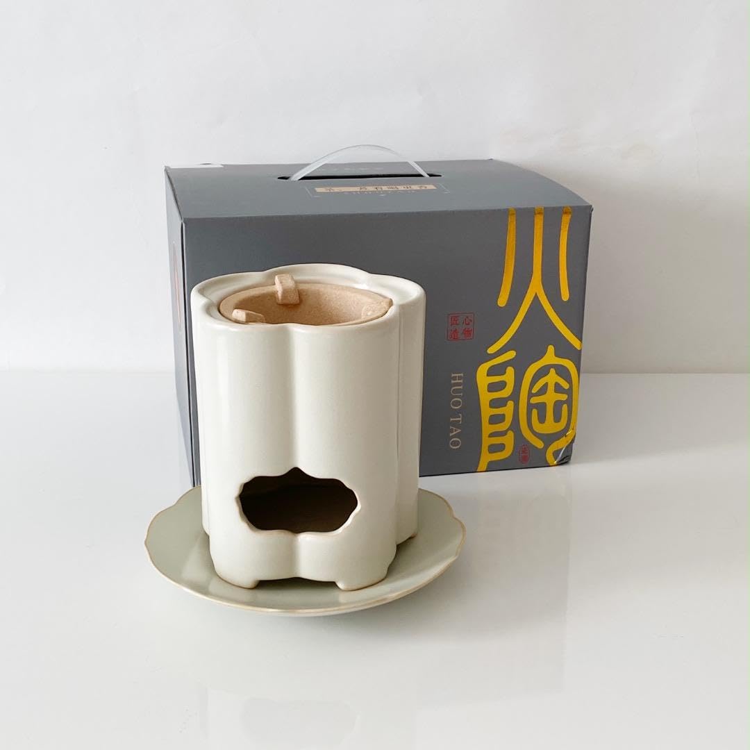 お煎茶道具 銅製涼炉 湯沸かし炭用 厚重感あり 重さ：2151g/F—-