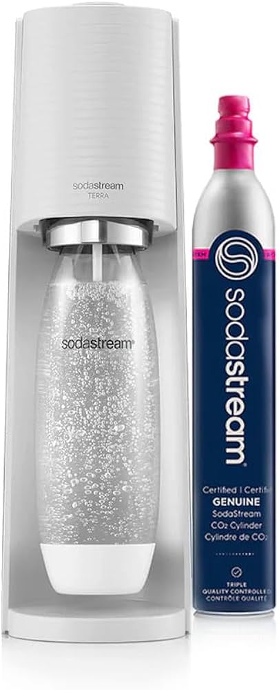 Amazon.com: SodaStream Terra Sparkling Water Maker (White) with