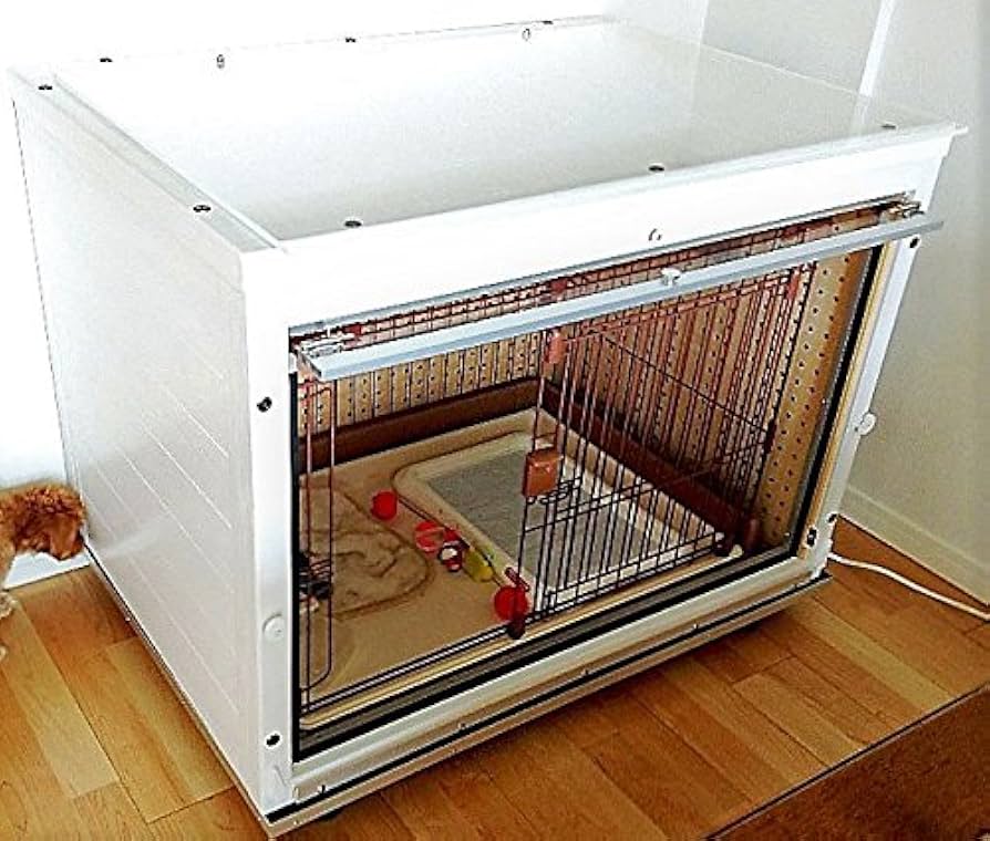 Amazon.co.jp: 防音ケージカバーⅣ キャスター付き(ホワイト) 室内犬の