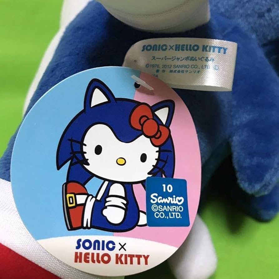 ソニック ハローキティ スーパージャンボぬいぐるみ ソニック キティ