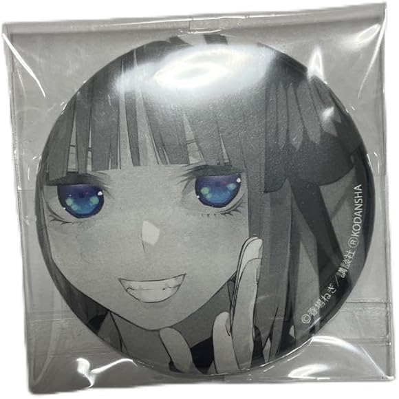 五等分の花嫁×TheキャラSHOP ブラインド缶バッジ モノクロ 二乃 1個