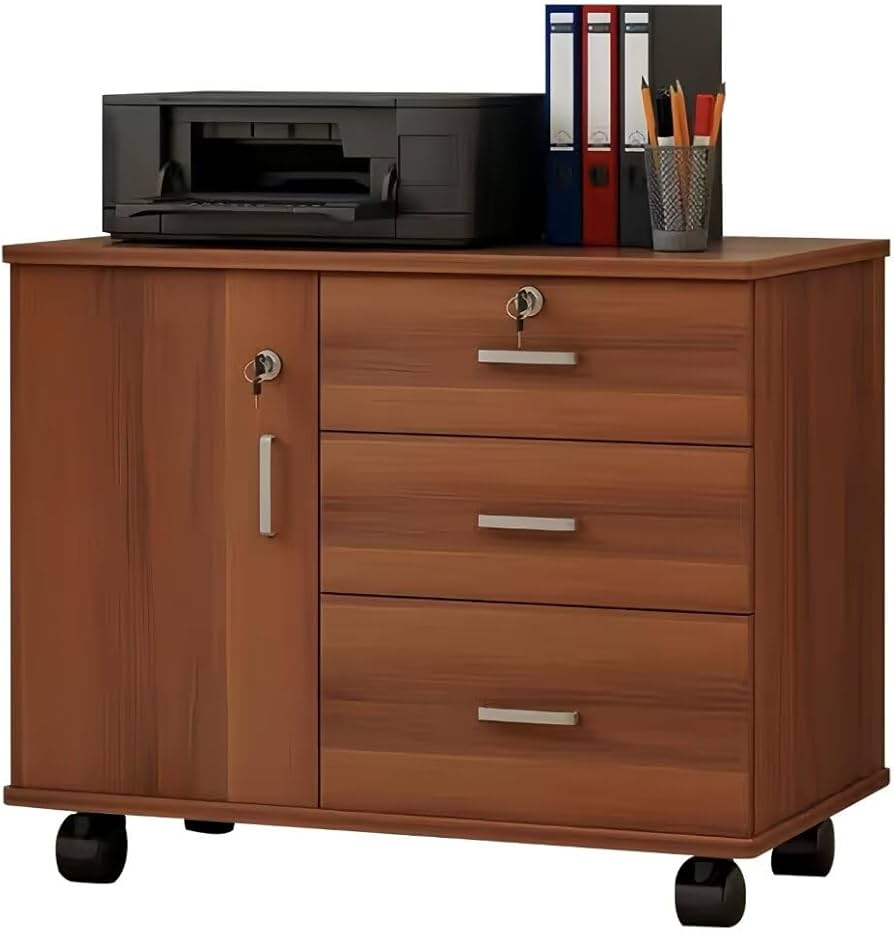 Amazon.co.jp: Artispro キャビネット 収納 オフィス用 デスクワゴン