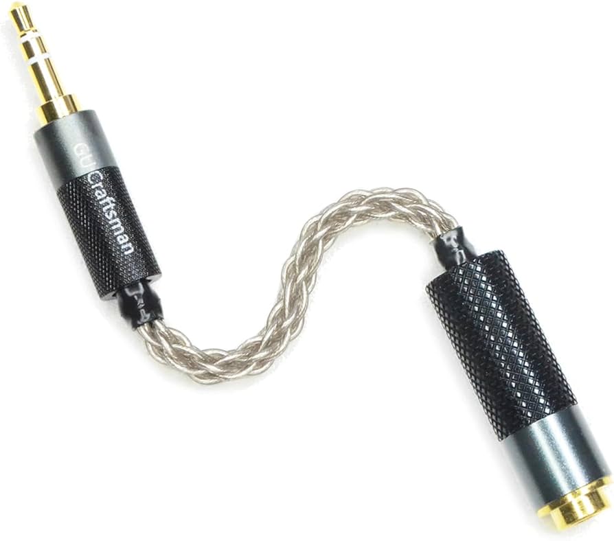 Amazon | GUCraftsman 3.5mmステレオオス→4.4mmバランスメス