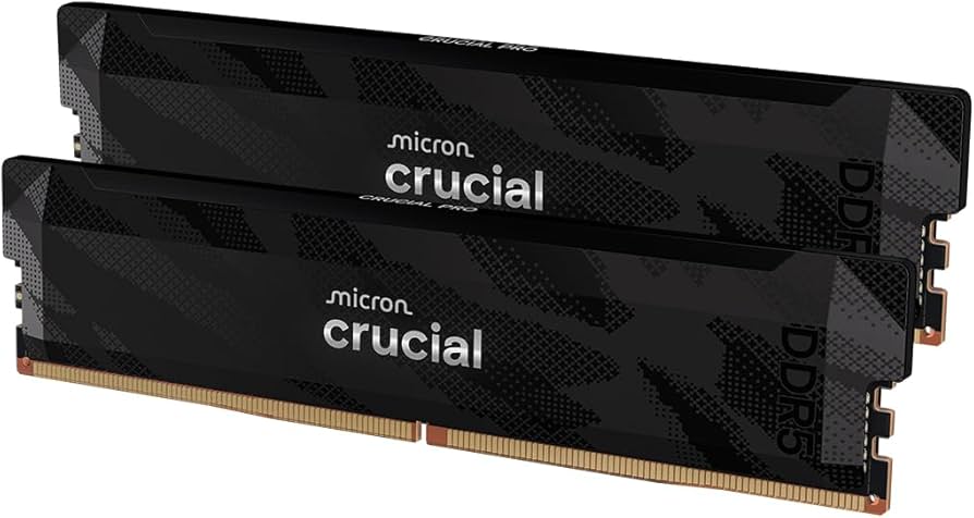 Crucial Pro DDR5 RAM 32GB Kit (2x16GB), 6400MHz CL32, Overclocking