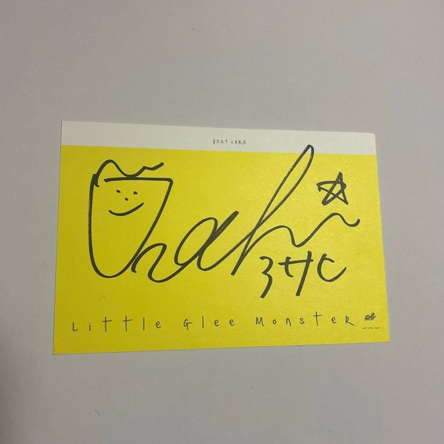 アサヒ 直筆サイン