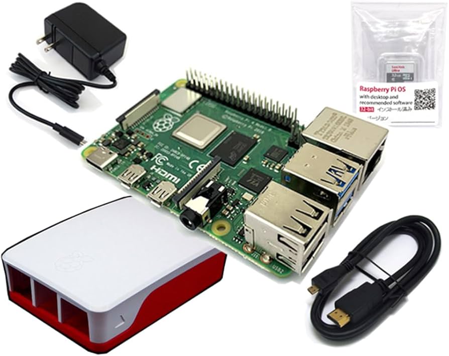 Amazon.co.jp: 共立電子産業 ラズパイ4B 8GB スターターセット