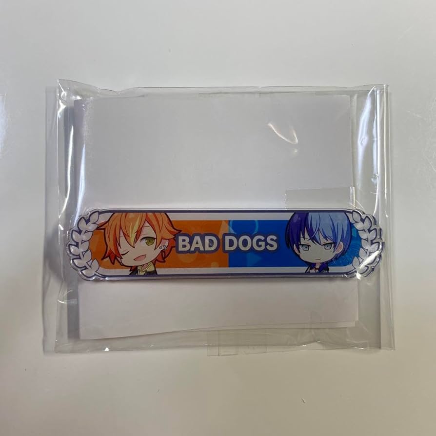 アクリル称号バッジ BAD DOGS 東雲彰人 青柳冬弥 プロセカ 称号バッジ