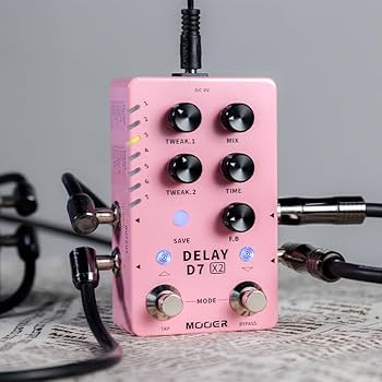 Amazon.com: MOOER Guitar Delay Pedal 14 Types Delay Authentic