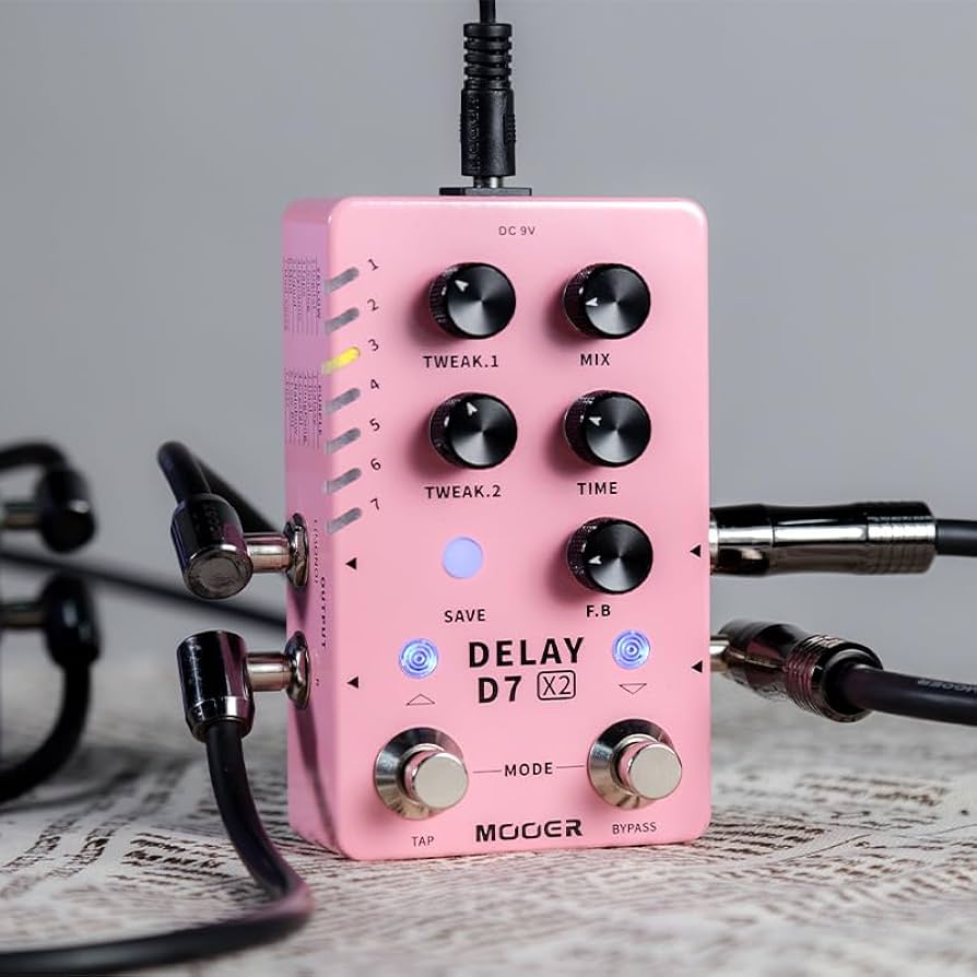 Amazon.com: MOOER Guitar Delay Pedal 14 Types Delay Authentic