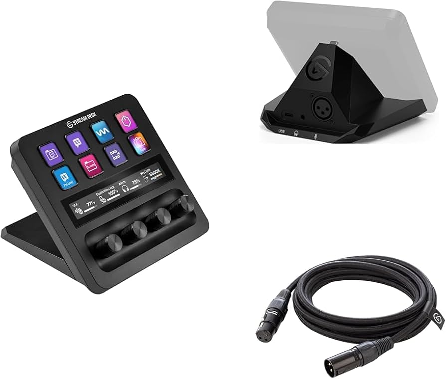 Amazon.com: Elgato Stream Deck + - XLR Dock, Microphone Cable