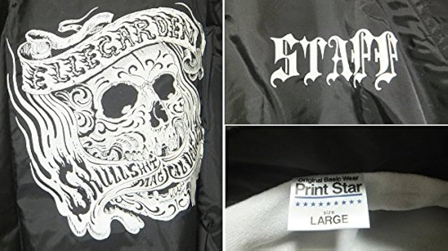 Amazon.co.jp: ELLEGARDEN×MAGICALDESIGN×SKULL SHIT STAFF コーチJKT