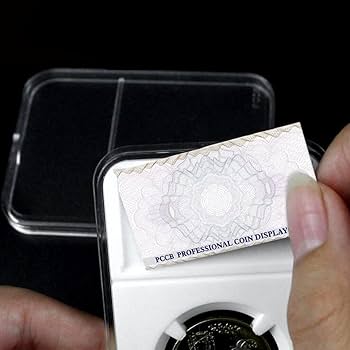 Amazon | 0-3 mm 厚さ 40 MM コイン スラブ ホルダー PCCB のグレード