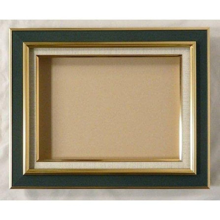 未使用品】額縁 油絵用額縁 装飾デザイン ゴールド 未使用品 F4号