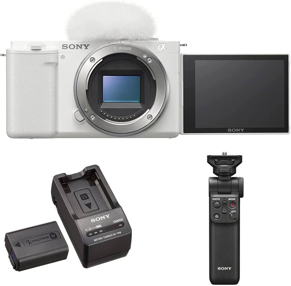 特価 SONY ZV-E10 シューティンググリップ&トラベルチャージャー付き