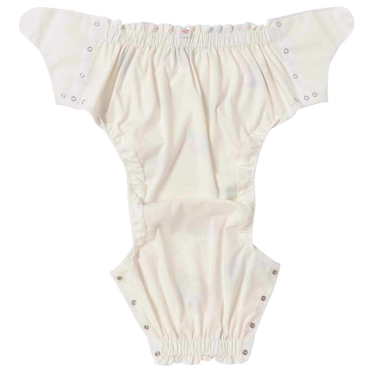 子供用おむつカバー白アメリカンホック2号6-8㎏塩化ビニールメッシュ