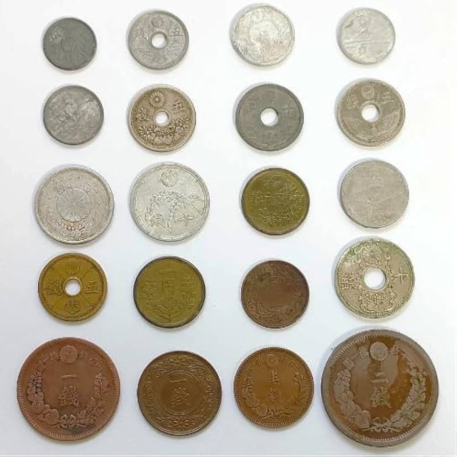 日本の古銭 明治 大正 昭和 レトロ まとめ売り 正味4.9kg NO.60