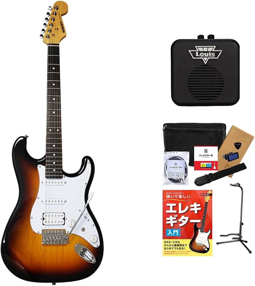 Amazon | BUSKER'S BST-3H 3TS エレキギター初心者12点セット