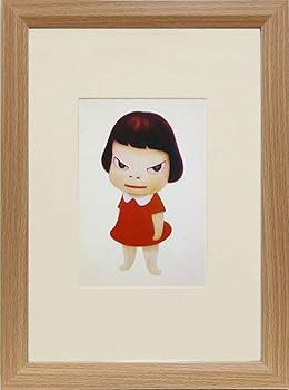 Amazon.co.jp: ◇奈良美智◇【missing in action】アートプリント◇額