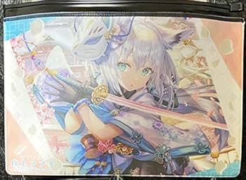 ミッドナイトブルー ホロライブ 白上フブキ 合皮製デッキケース