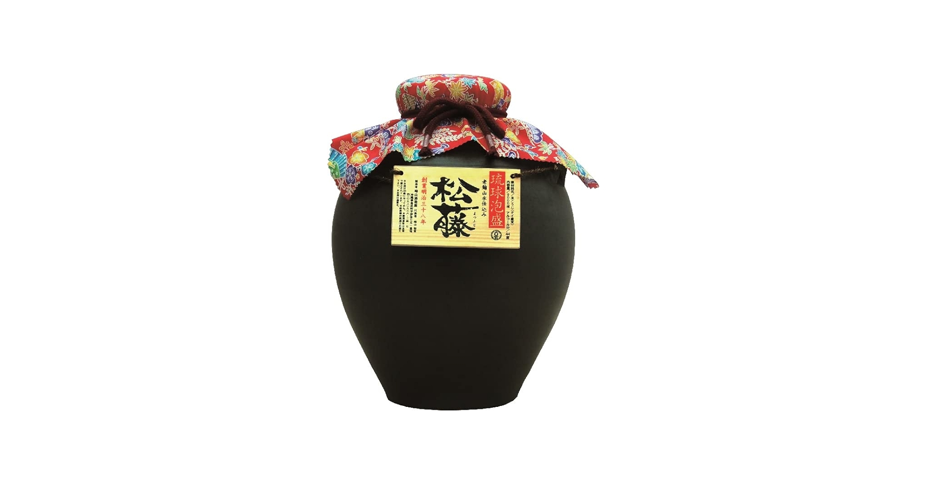 Amazon.co.jp: 泡盛 松藤 44度 素焼き五升甕壺 9000ml (琉球松使用
