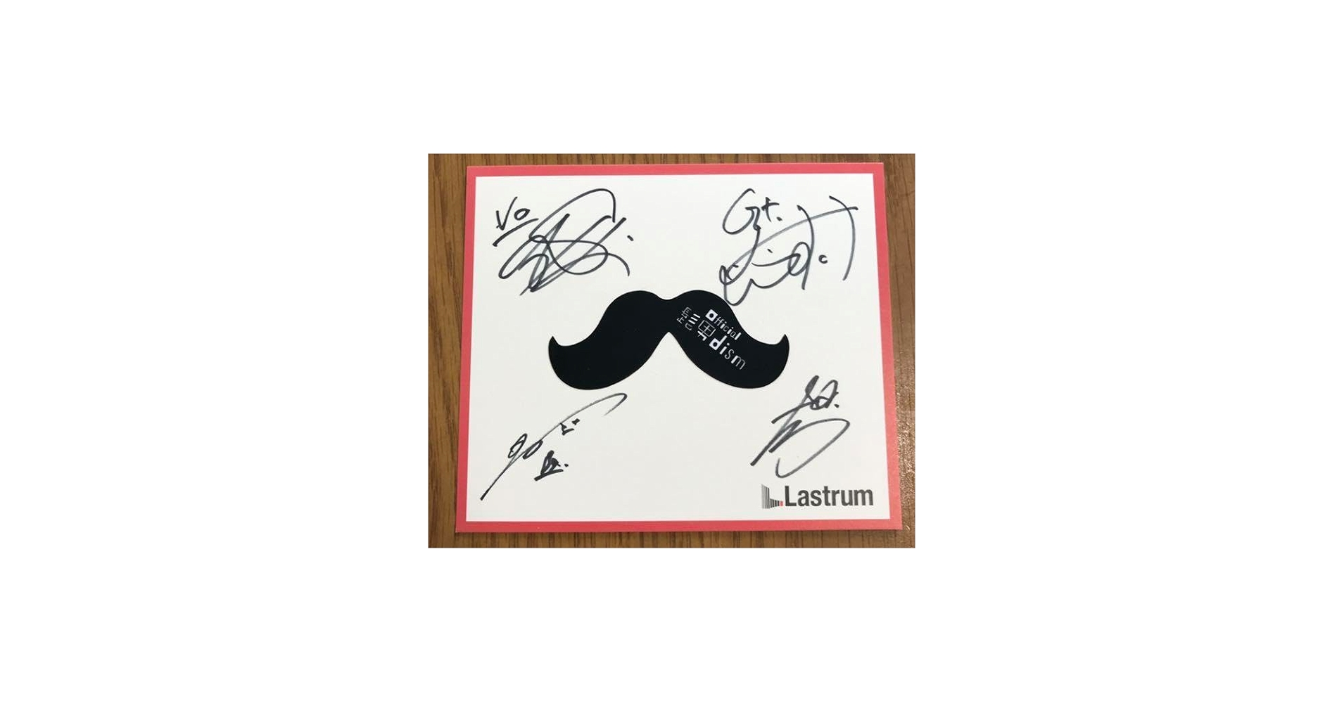 Amazon.co.jp: Official髭男dism 直筆サイン色紙 : 文房具・オフィス用品