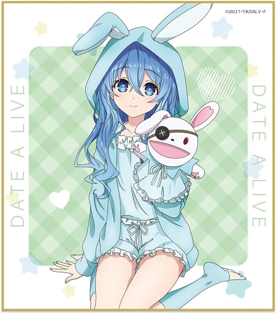 Amazon.co.jp: デート・ア・ライブV 描き下ろしミニ色紙 四糸乃 ナイト