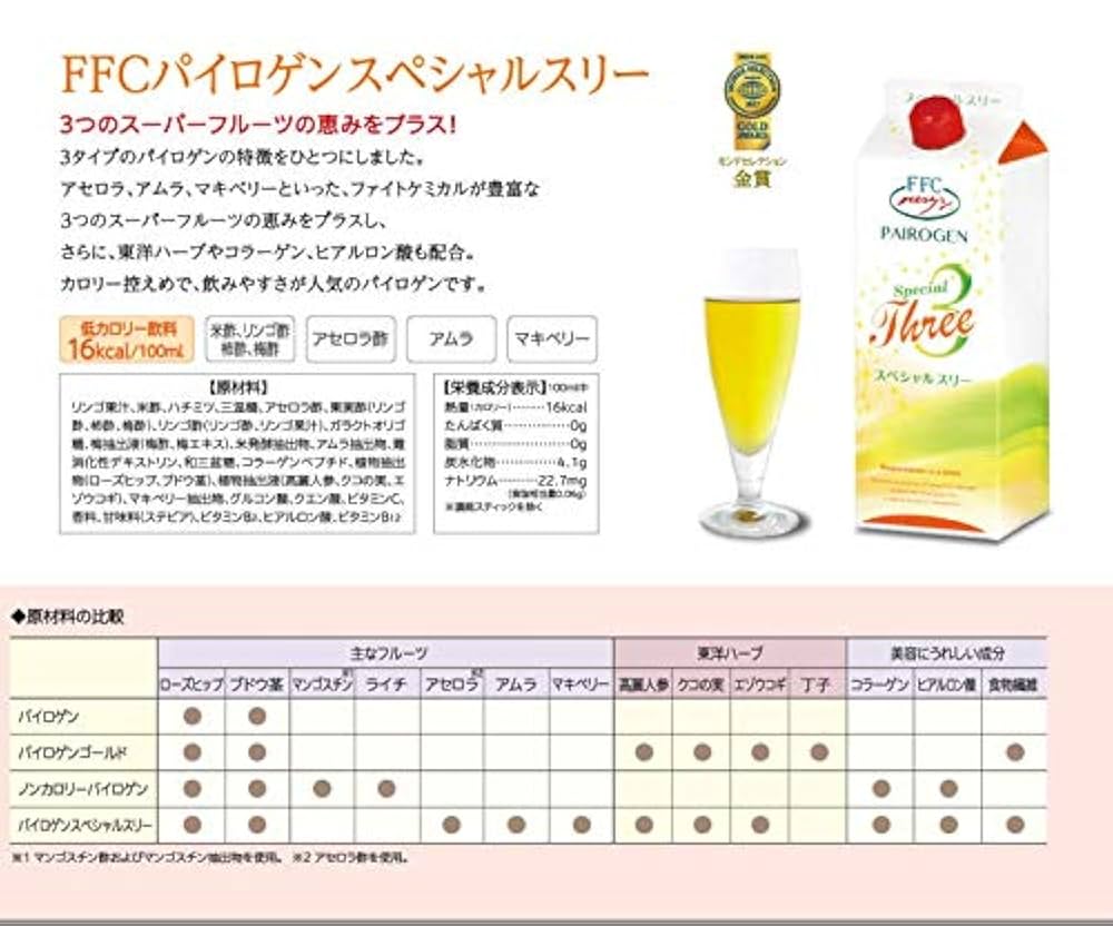 FFCパイロゲン スペシャルスリー900ml×6本 【公式通販】