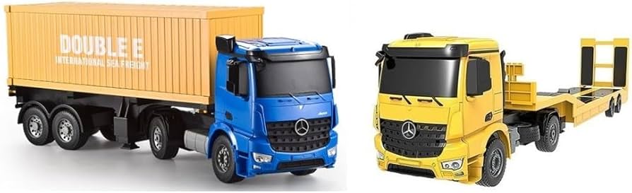 Amazon.co.jp: 2.4GHz 1/20スケール 超大型 重機回送 トレーラー