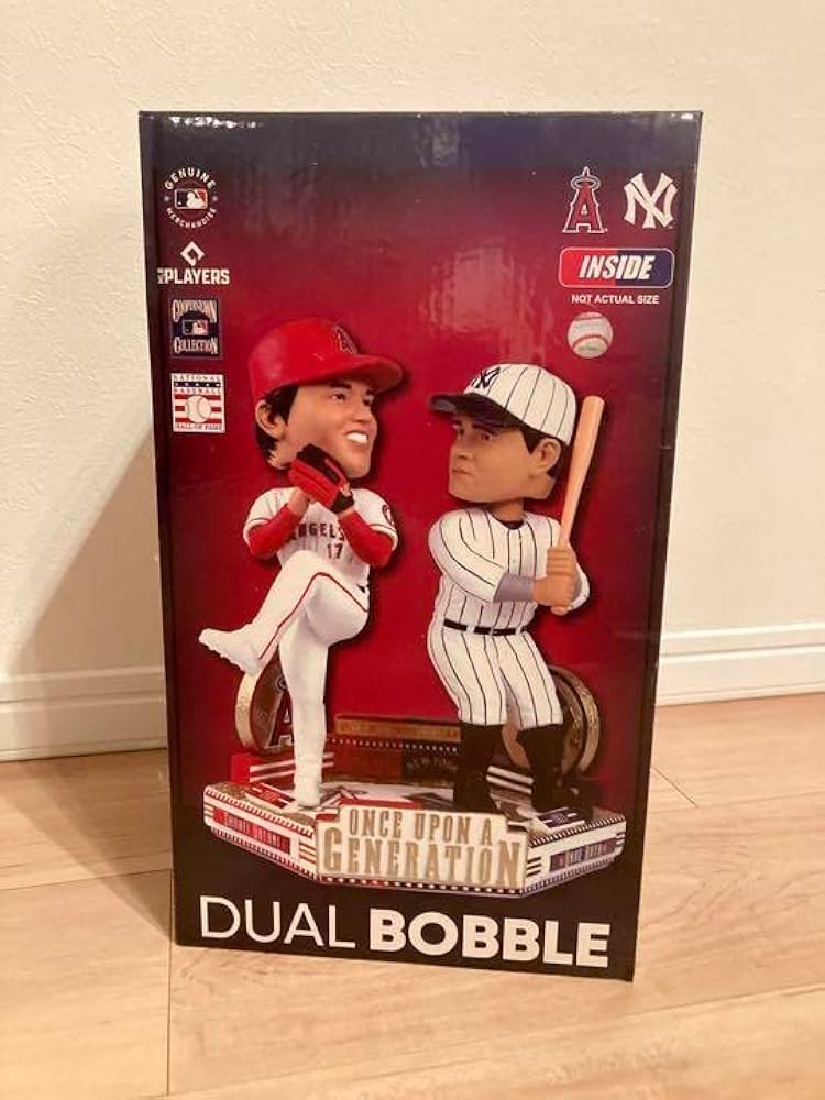 251個限定 大谷翔平 ベーブルース ダブルボブルヘッド シリアル№付 未