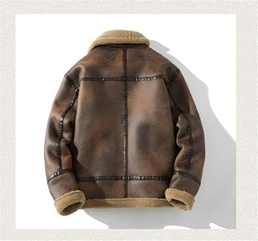 Amazon | [BACTIM] ムートンジャケット メンズ b3 ファー・コート