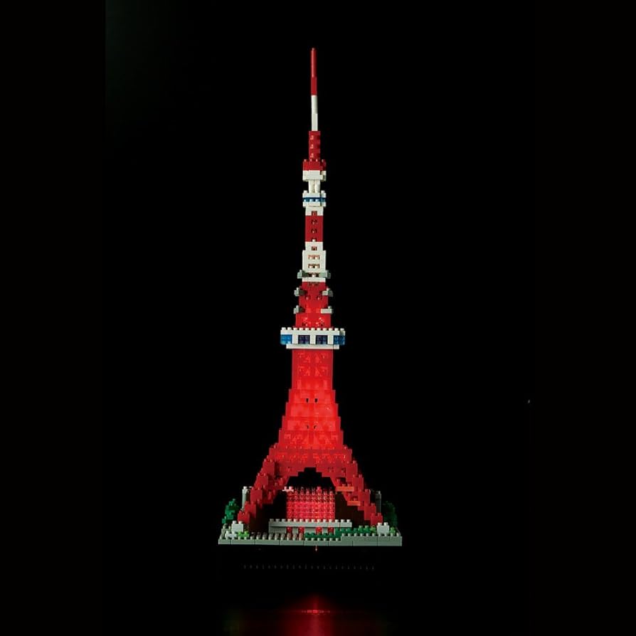 Amazon.co.jp: nanoblock Tokyo Tower Deluxe Edition NB-018 : Toys