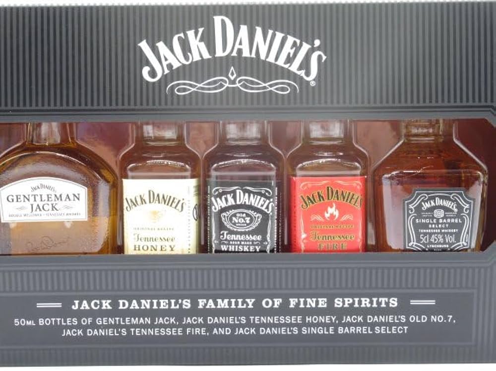 Amazon.co.jp: ジャックダニエル ミニチュア 50ml×5本セット