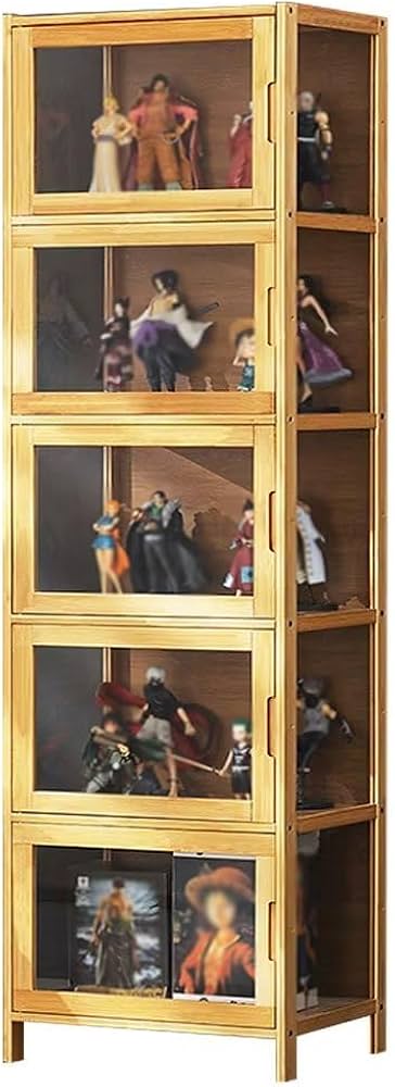 Amazon.co.jp: JOOHY フィギュアケース 木製 ディスプレイケース